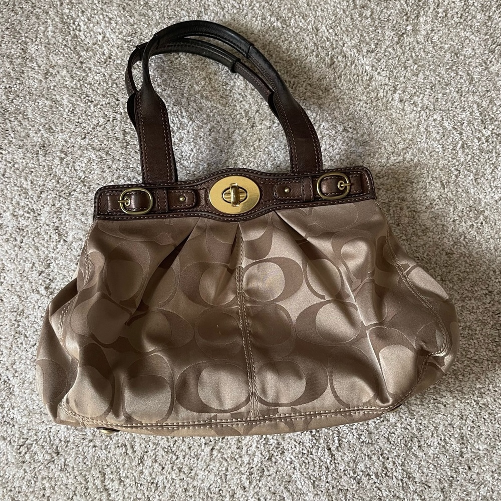 Elegant Brown Designer Handbag
